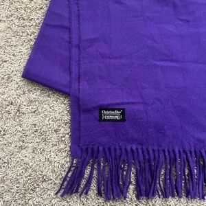 Christian Dior Purple Scarf